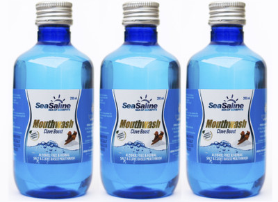 

seasaline Pack of 3 200ml bottles - Salty(600 ml)