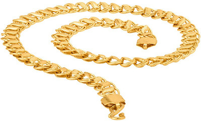 Voylla Golden Links Chain From Linking Laureate Gold-plated Plated Brass Chain
