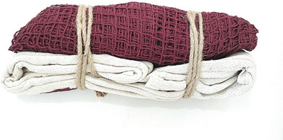 

YUKI Brown Badminton Net (SIZE : 21 x 2.5) with Cotton Border, Single Piece Badminton Net(Brown)