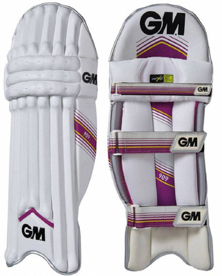 

GM 909 Cricket Pads RH Men's (39 - 43 cm) Batting Pad(White, Mens)