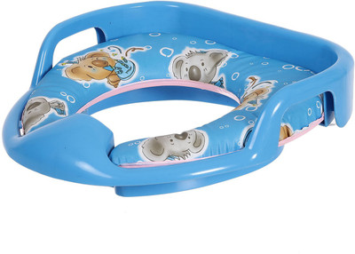 

Dash Cushioned Potty Training Seat with Baby Print n Handle Bars (Blue) Potty Seat(Blue)