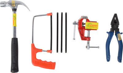 

Globus STEEL HAND TOOL KIT ( PACK OF 4 ) Hand Tool Kit(4 Tools), Multicolor