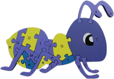 

Tootpado Alphabet and Number Wooden Jigsaw Puzzle - Ant (1TNG115)(1 Pieces)