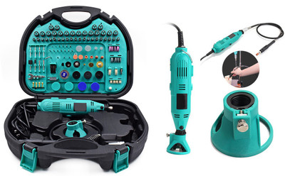 ISC 252 Pcs Electric Rotary Die Grinder Tool kit With Flexible Shaft Rotary Tool(3 mm)
