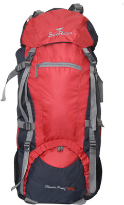

SkyRider CLIMATE PROOF 75 LTR Rucksack - 75(Red, Black, Grey), Black;grey;red