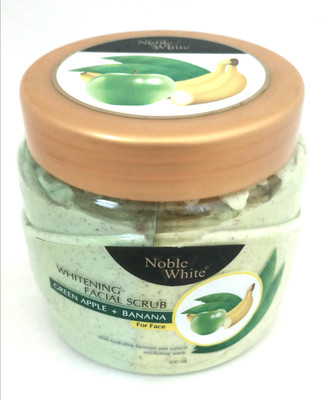 

Noble White Whitening Facial Scrub GREEN APPLE+BANANA For Face-500ml Scrub(500 ml)