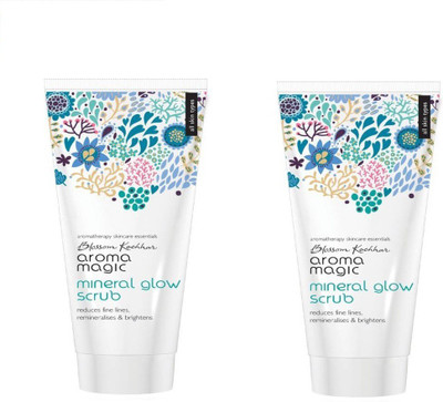 Aroma Magic Mineral Glow Scrub (Pack of 2) Scrub(400 ml)