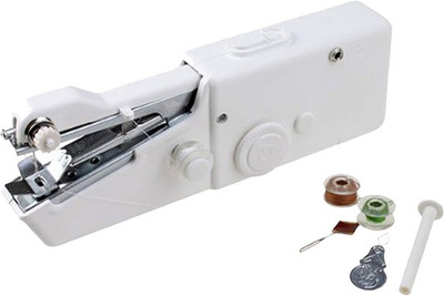 

Benison India Mini Hand-Held Cordless Stapler Portable Sewing Machine for Cloth Stitching (Handy Stitch) Manual Sewing Machine( Built-in Stitches 45)