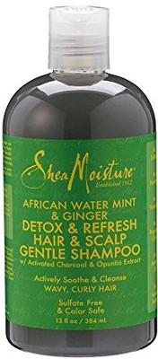 

Shea Moisture African Water Mint & Ginger Detox Hair & Scalp Gentle Shampoo(384.46 ml)