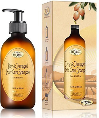 

HY Vitamins Moroccan Argan Shampoo For Dry Damaged Hair Exclusive Herbal Oils Blend Cleanses(300 ml)