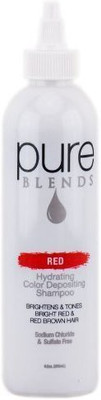 

Pure Blends Hydrating Color Depositing Shampoo Red Bright Red And Red Brown Tones(250 ml)