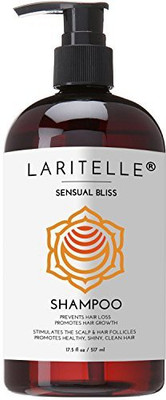 

Laritelle Organic Shampoo Argan Oil Rosemary Palmarosa Promotes Hair Growth Prevents Hair Loss(517.54 ml)