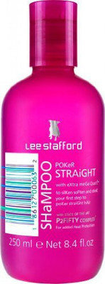 

Lee Stafford Poker Straight Shampoo Helps Combat Static(250 ml)