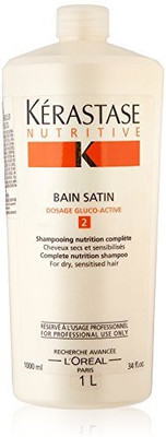 

Kerastase Nutritive Bain Satin Complete Nutrition Shampoo For Dry & Sensitised Hair(1000 ml)