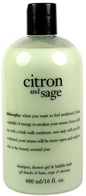 Philosophy Citron & Sage Shampoo Shower Gel Bubble Bath(480 ml)