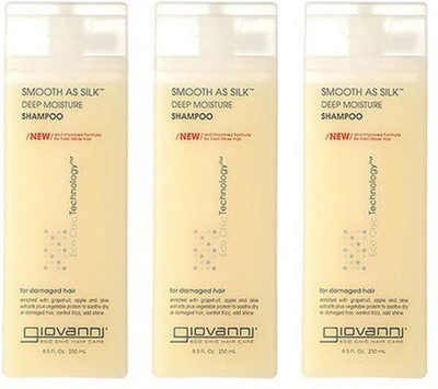 

Giovanni Smooth As Silk Deep Moisture Shampoo Damaged Hair(250 ml)