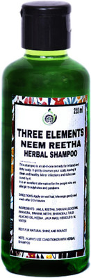 

THREE ELEMENTS NEEM RETHA HERBAL SHAMPOO, SLS & PARABEN FREE(210 ml)