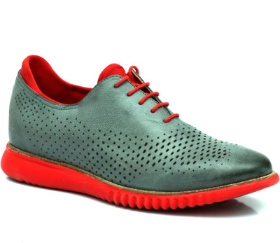

Hitz Grey Leather Casual shoes Casuals For Men(Grey