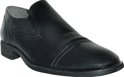 

Salt N Pepper 17-222 BLACK SHOES Slip On For Men(Black