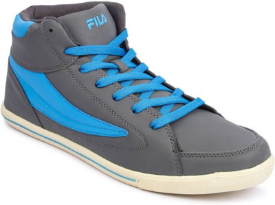 

Fila Men's Street Mate Grey and Royal Sneakers -  Casuals For Men(Grey