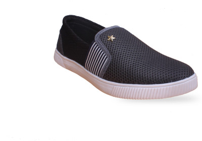 

Footfit Canvas shoes Slip On Sneakers For Men(Grey