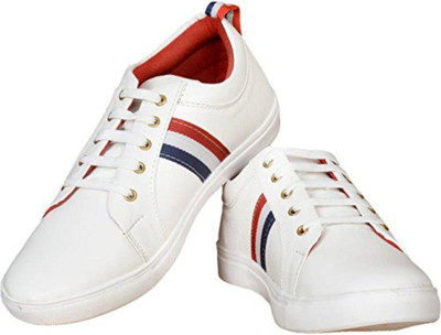 

Kajmi Sneakers For Men(White, White & red