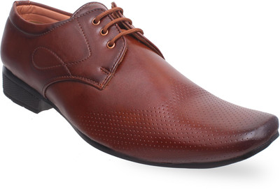 

Footfit Canvas shoes Lace Up For Men(Tan