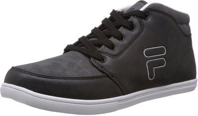 

Fila Men's Grey Synthetic Sneakers - UK/India (44 EU) Casuals For Men(Black
