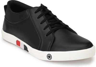 

PALK LOUIS Palk Louis Men's Black Synthetic Leather Smart Casual Shoes Sneakers For Men(Black