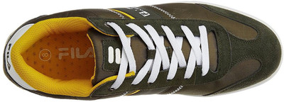 

Fila Men's Waiver Olive and Yellow Sneakers - UK/India (44 EU) Casuals For Men(Olive, Green