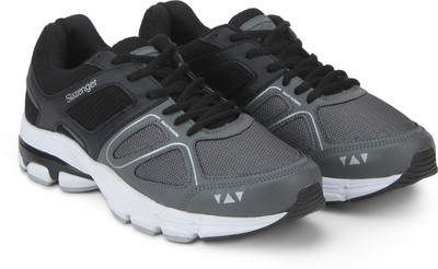 68 OFF on Slazenger Astron Running Shoes For Men Black Grey on