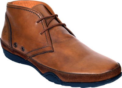 

Salt N Pepper 12-427 ALMOND BOOT Casuals For Men(Tan