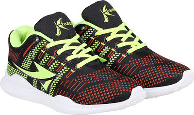 

Kraasa Speed Up Running Shoes For Men(Black, Green