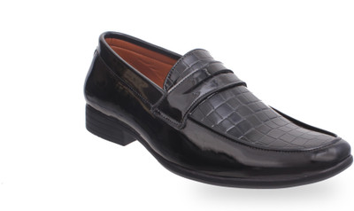 

Footfit Canvas shoes Party Wear For Men(Black