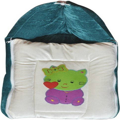

Anmol Babique All Season use 4 in 1 high Quality comfortable Zipper Sleeping Bag Cum Carried Bed for babies Sleeping Bag (Blue) Sleeping Bag(Blue, Green