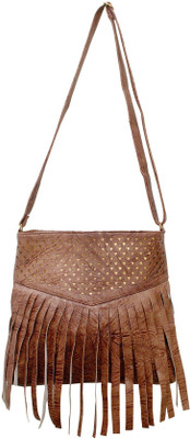 

Close2 deal Girls Beige PU Sling Bag