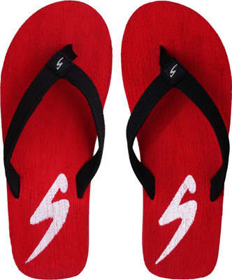 

Stylar Buff Flip Flops, Red