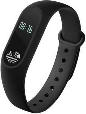 

DMK M2 Smart Fitness Band Activity Tracker with heart rate Waterproof monitor smart band(Black Strap, Size : L)