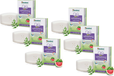 

Himalaya Refreshing Baby Soap 125gms (Pack of 6)(125 g, Pack of 6)