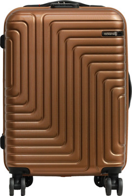 

American Tourister Logan Spinner Hard Trolley 55 cm (Walnut ) Cabin Luggage - 22 inch(Brown)