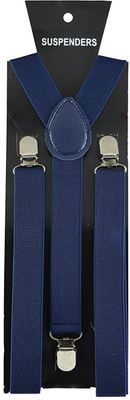 Sun Shopping Y- Back Suspenders for Men(Blue)