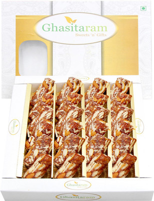 

Ghasitaram Gifts Sugar Free Anjeer Dryfruit Roll(400 g, Box)