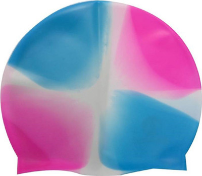 

Leosportz Unisex-Kids & Adults Adjustable Plain Flat Silicone Swimming Cap Swimming Cap(Multicolor, Pack of 1)