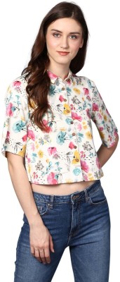 STREET9 Casual Half Sleeve Printed Women Multicolor Top