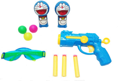 

TALKING GANESHA Doreamon 2 in 1 Shoot Gun with Smart Sun Googles toy for kids(Multicolor)