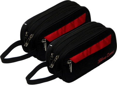 

Kuber Industries Multi purpose Kit, Shaving kit, Travelling Kit (Canvas) Set of 2 Pcs Black (SHVK03) Travel Shaving Bag(Black)