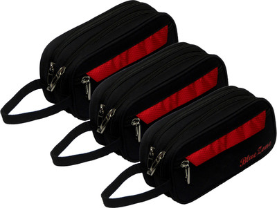 

Kuber Industries Multi purpose Kit, Shaving kit, Travelling Kit (Canvas) Set of 3 Pcs Black (SHVK05) Travel Shaving Bag(Black)