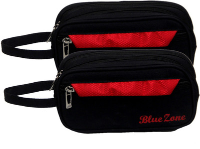 

Kuber Industries Multi purpose Kit, Shaving kit, Travelling Kit (Canvas) Set of 2 Pcs Black (SHVK04) Travel Shaving Bag(Black)