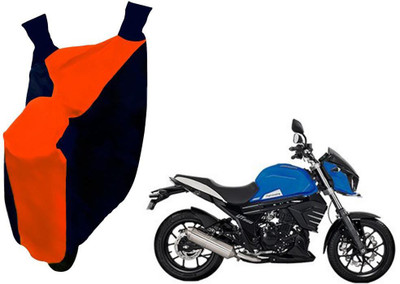 AUTO PEARL Two Wheeler Cover for Mahindra(Mojo, Orange, Blue)