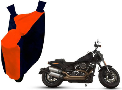 AUTO PEARL Two Wheeler Cover for Harley Davidson(Diavel, Orange, Blue)